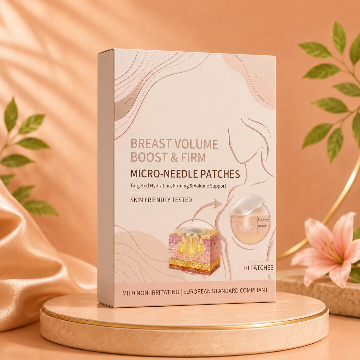 Peapetal Breast Firming Micro-Needle Patches