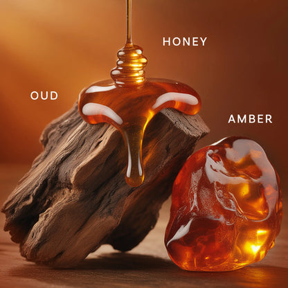 Peapetal Honey Oud Eau de Parfum – Vanilla, Bergamot & Patchouli