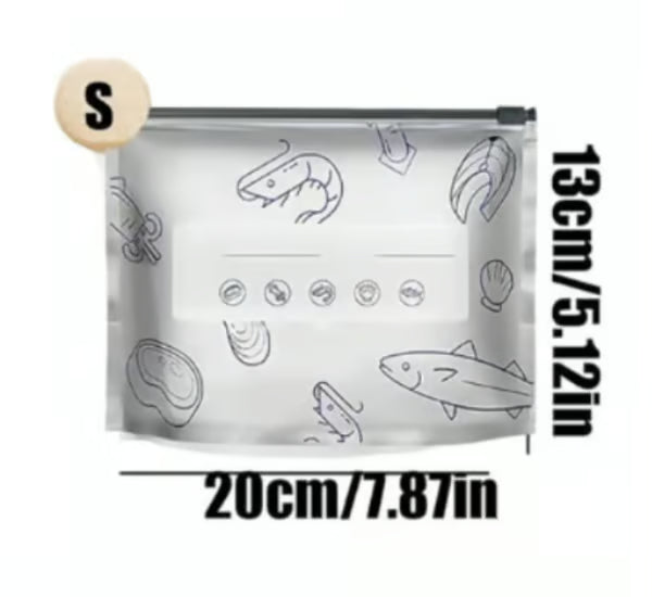 Keep Food Fresh Longer – Write-On Zip Food Storage Bags