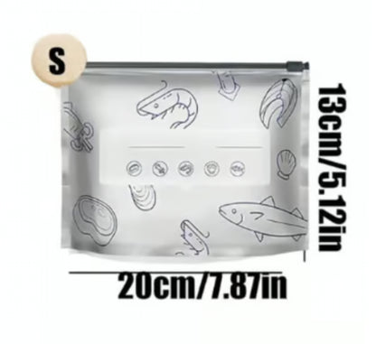 Keep Food Fresh Longer – Write-On Zip Food Storage Bags