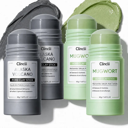 The Dual Clay System For Pores, Oil & Blemish-Prone Skin.
