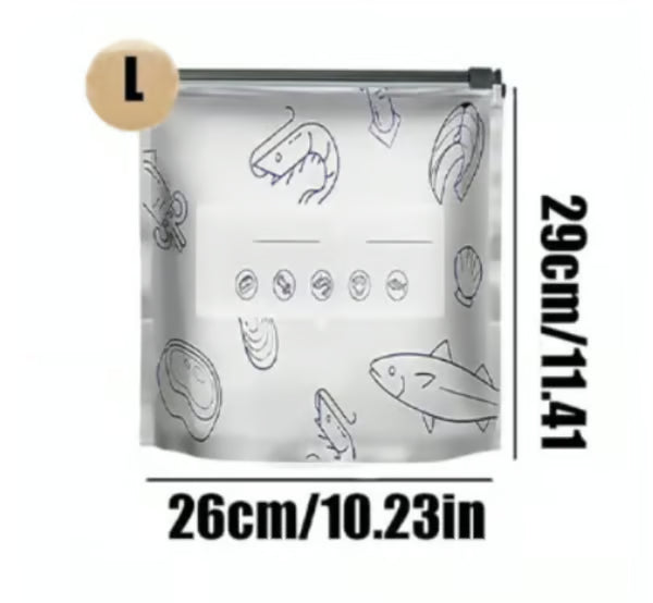 Keep Food Fresh Longer – Write-On Zip Food Storage Bags